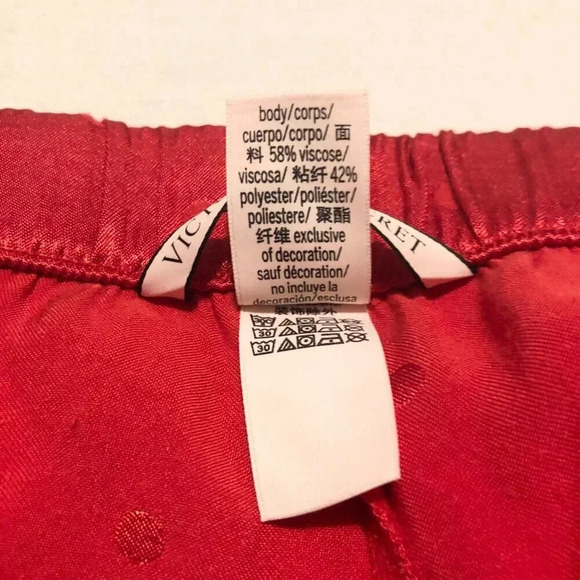 Victorias Secret Red Polka  Dot Valentines Day Sleep Shorts Size XS - Picture 11 of 16